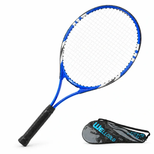 Tethovia Adult Blue Racket Adult blue tennis racket with matching racket bag